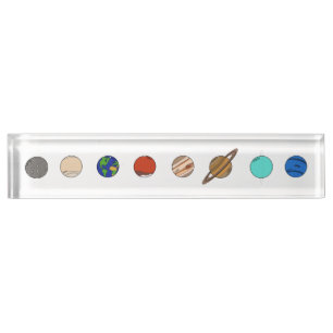 The Solar System Nameplate