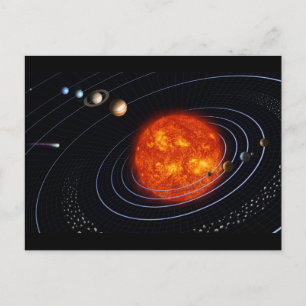 The Solar System Postcard