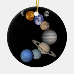 The solar system range our planets ceramic ornament