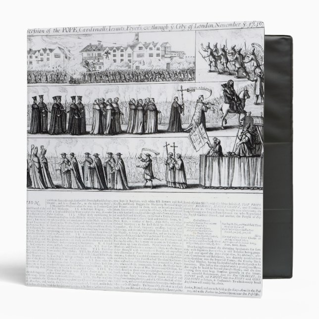 The Solemn Mock Procession Binder (Front/Inside)