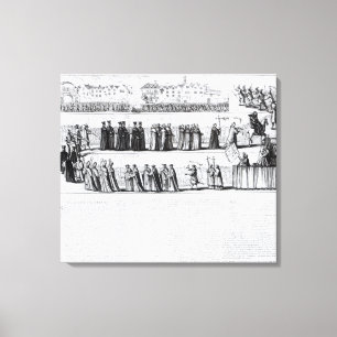 The Solemn Mock Procession Canvas Print