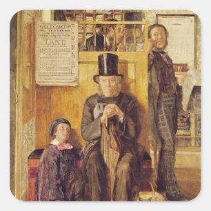 The Solicitor's Office, 1857 Square Sticker