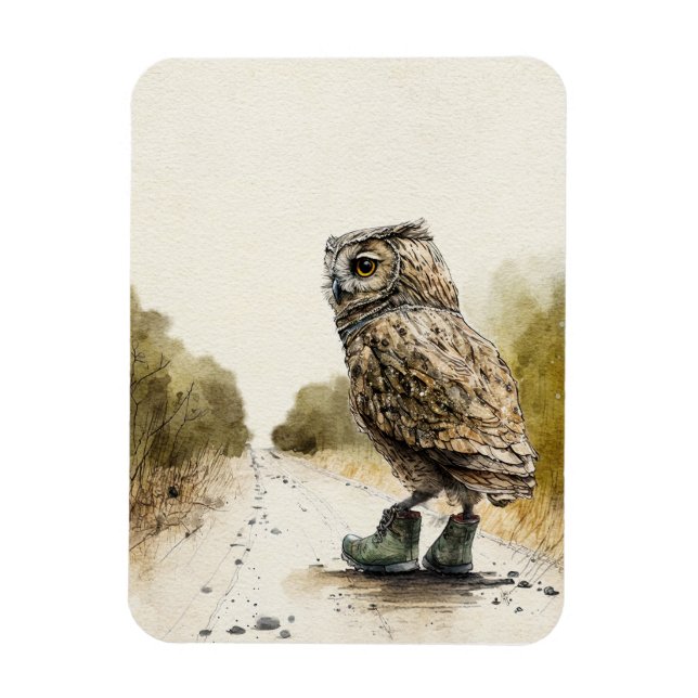 The Solitary Walk Magnet (Vertical)