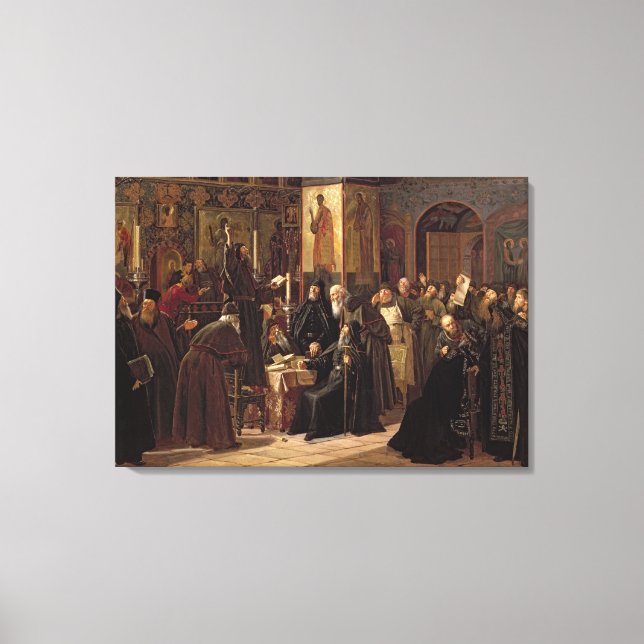 The Solovetsy Monastery's Revolt Canvas Print (Front)