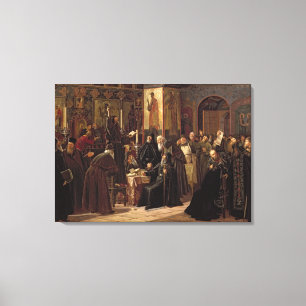 The Solovetsy Monastery's Revolt Canvas Print