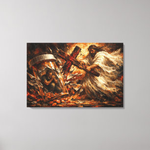 The Solution: Divine Breakthrough Recovery Art Canvas Print