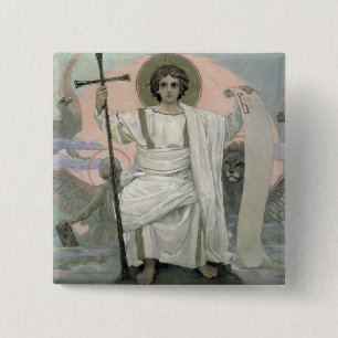 The Son of God - The Word of God, 1885-96 2 Inch Square Button