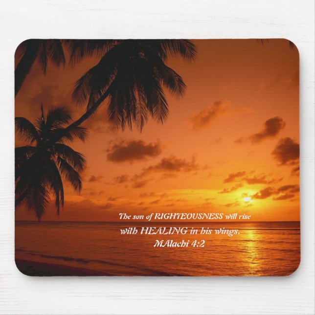 The Son of Righteousness Healing Mousepad (Front)