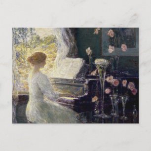 The Sonata by Frederick Childe Hassam Postcard