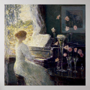 The Sonata by Frederick Childe Hassam Poster