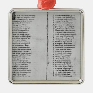 The Song of Roland' Metal Ornament