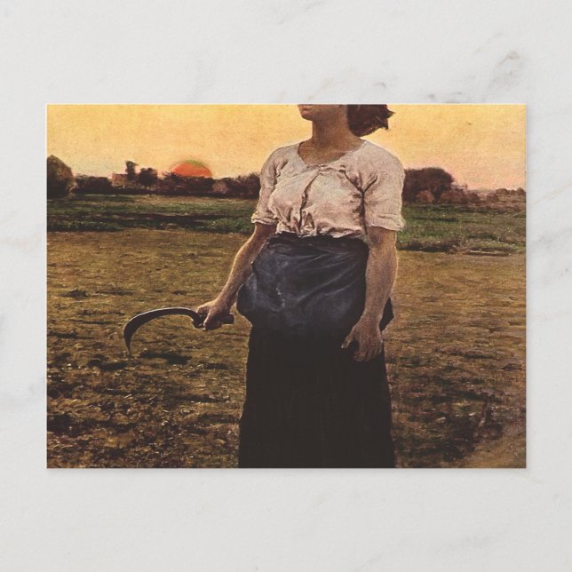 The Song Of The Lark By Jules Breton Postcard (Front)