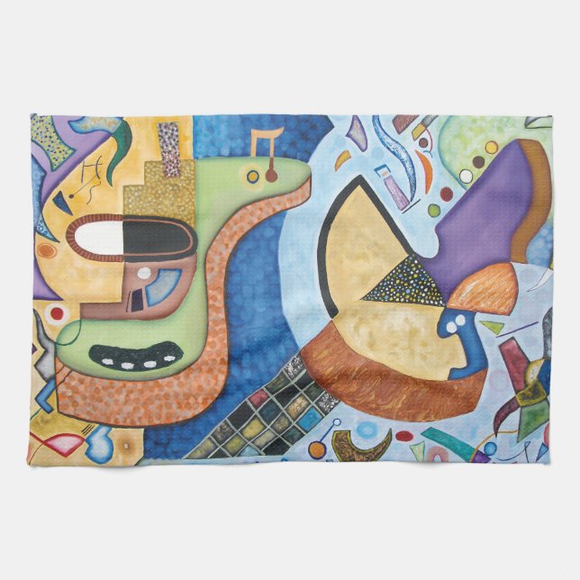 The Sonoric Pluck Kitchen Towel (Horizontal)