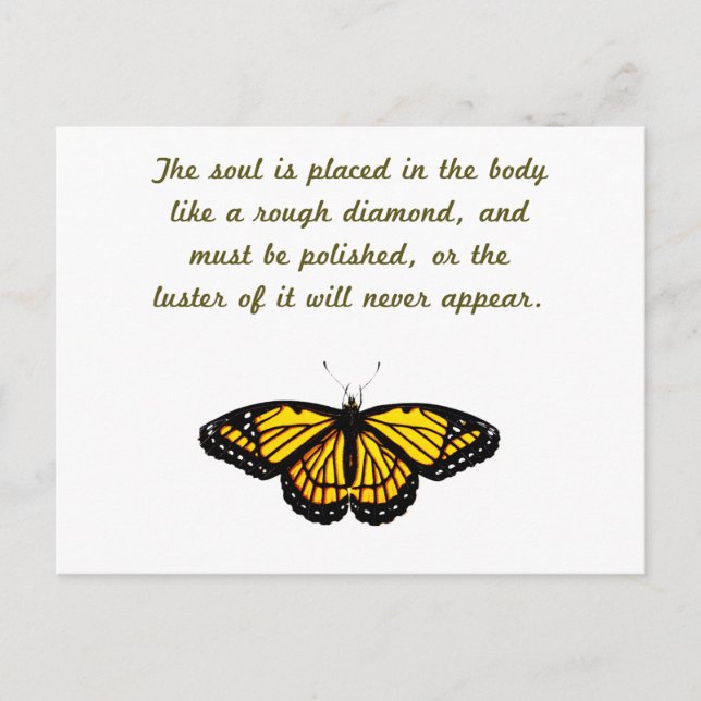 The Soul Is Placed In The Body Postcard (Front)