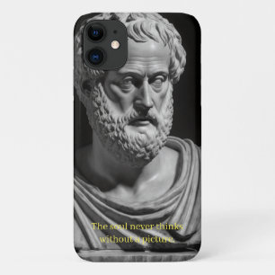 The soul never thinks without a picture iPhone 11 case