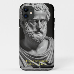 The soul never thinks without a picture iPhone 11 case