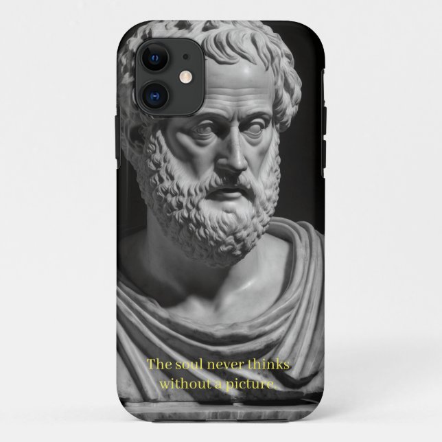 The soul never thinks without a picture Case-Mate iPhone case (Back)