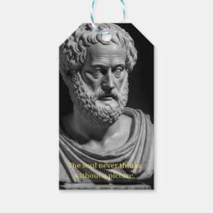 The soul never thinks without a picture gift tags