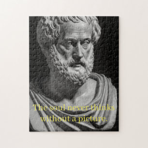 The soul never thinks without a picture jigsaw puzzle