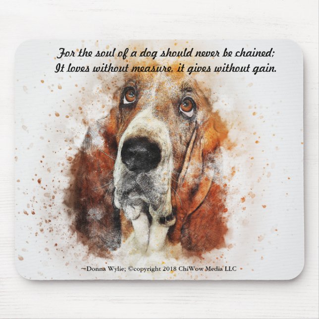 The Soul of a Dog Mouse Pad (Front)