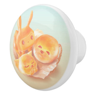 The Soul of Bread Ceramic Knob