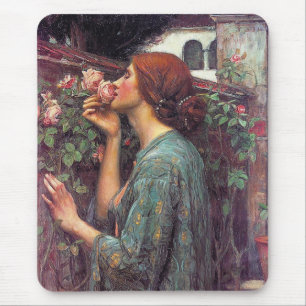 The Soul of The Rose by John W. Waterhouse Mouse Pad
