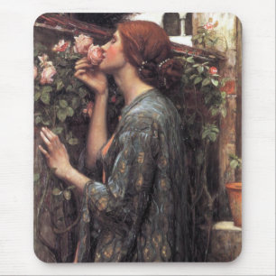 The Soul of the Rose (by John William Waterhouse) Mouse Pad