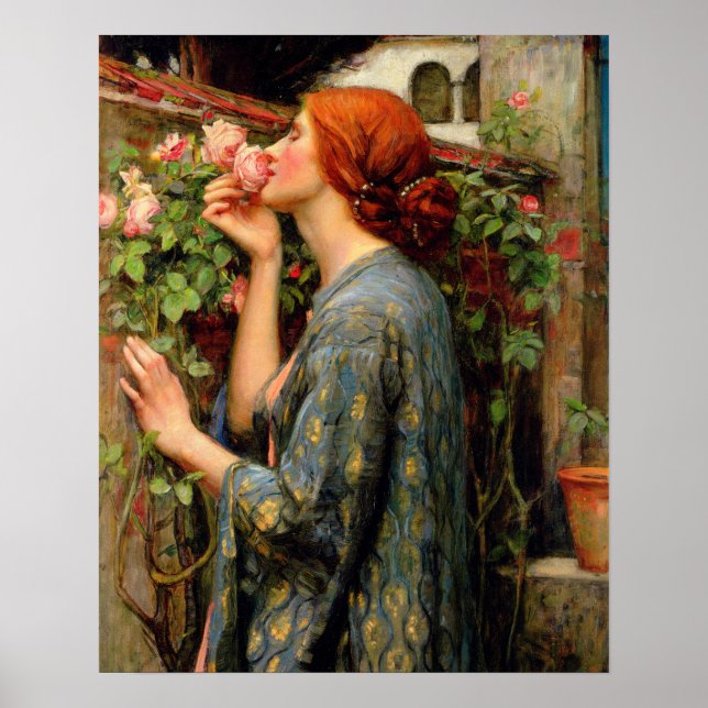 The Soul of the Rose - John William Waterhouse Poster (Front)