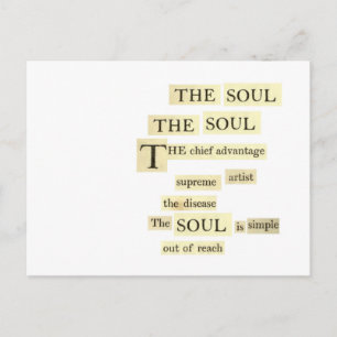 the soul postcard