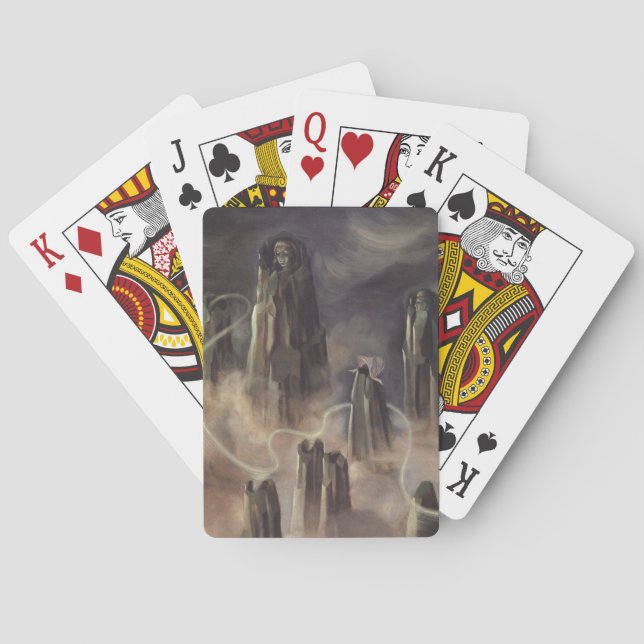 The Souls of the Mountain (by Remedios Varo) Playing Cards (Back)