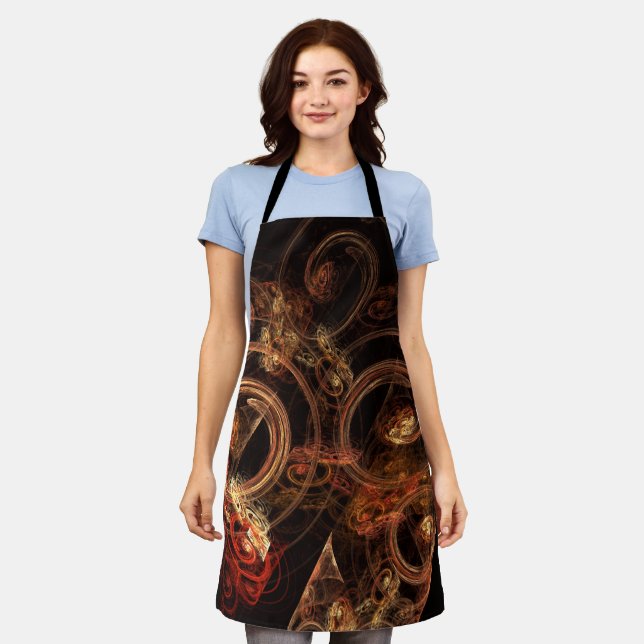 The Sound of Music Abstract Art Apron (Worn)