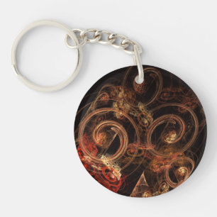 The Sound of Music Abstract Art Keychain