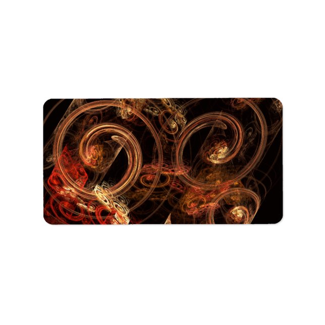 The Sound of Music Abstract Art Label (Front)