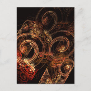 The Sound of Music Abstract Art Postcard