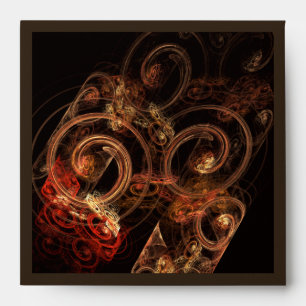The Sound of Music Abstract Art Square Envelope