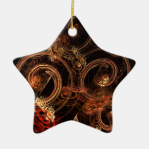 The Sound of Music Abstract Art Star Ornament