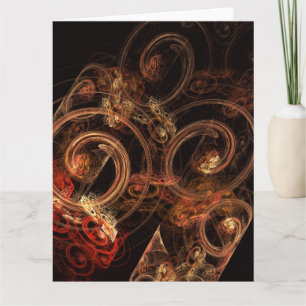 The Sound of Music Abstract Art Thank You Card