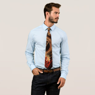 The Sound of Music Abstract Art Tie