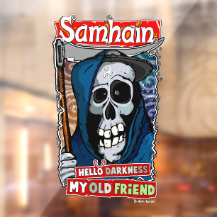 The sound of Samhain Window Cling