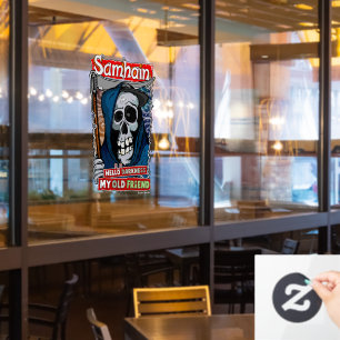 The sound of Samhain Window Cling