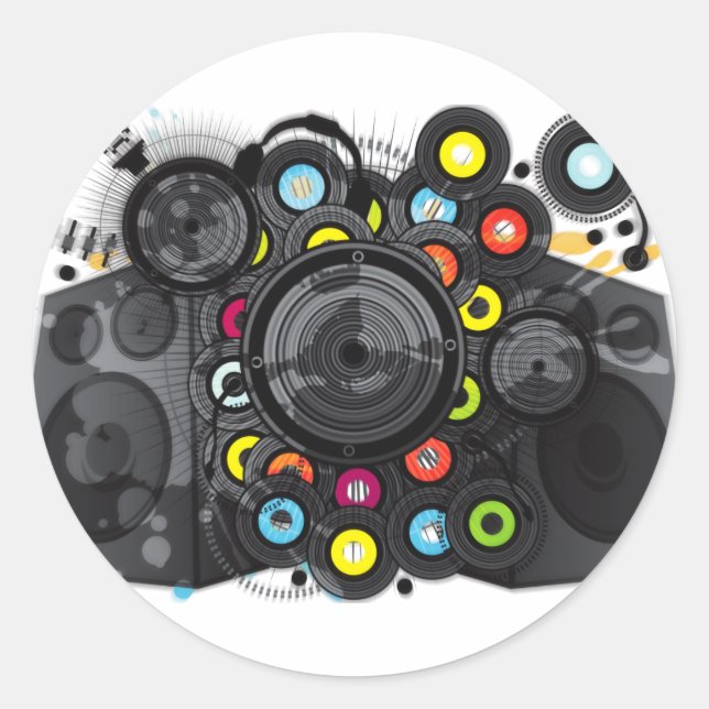 The_Sound_of_Silence Classic Round Sticker (Front)