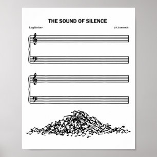 The Sound Of Silence Funny Musical  Poster