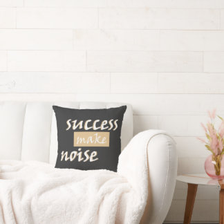 The Sound of Success T-Shirt Throw Pillow