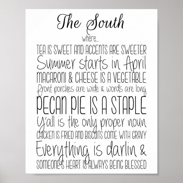 The South Print (Front)