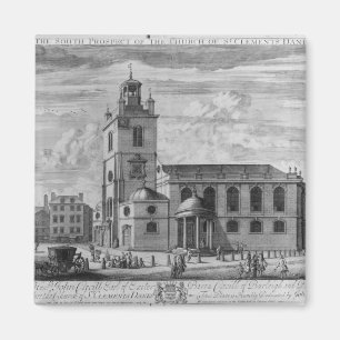 The South Prospect of the Church of St. Magnet
