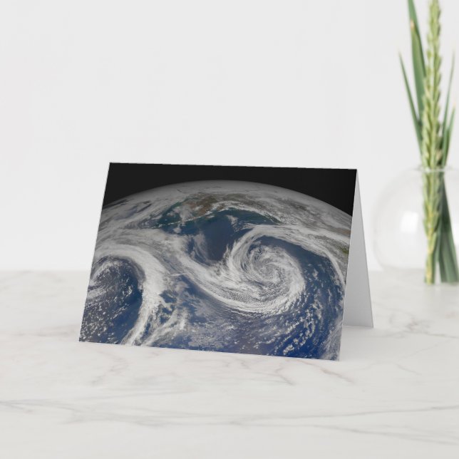 The Southern Alaska Coast And The Gulf Of Alaska. Card (Front)