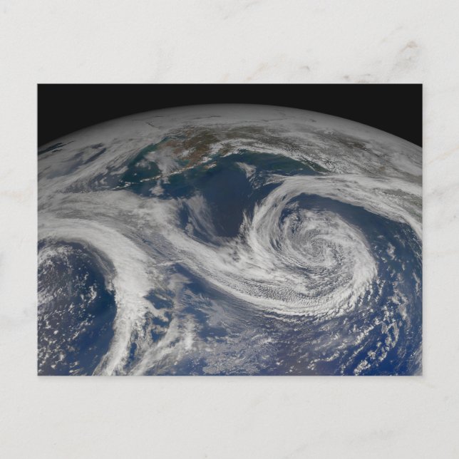 The Southern Alaska Coast And The Gulf Of Alaska. Postcard (Front)