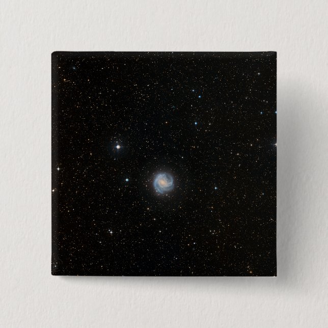 The Southern Pinwheel Galaxy 2 Inch Square Button (Front)
