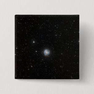 The Southern Pinwheel Galaxy 2 Inch Square Button