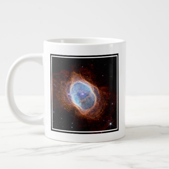 The Southern Ring Nebula Large Coffee Mug (Left)